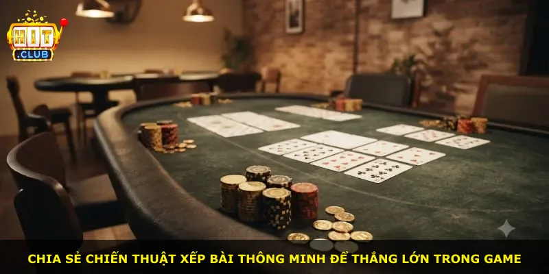 Chia sẻ chiến thuật xếp bài thông minh để thắng lớn trong game