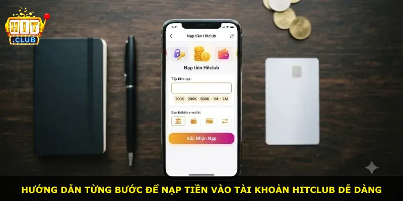 Hướng dẫn từng bước để nạp tiền vào tài khoản Hitclub dễ dàng
