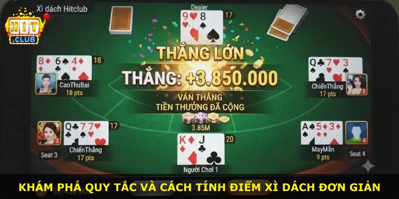 Khám phá quy tắc và cách tính điểm Xì Dách đơn giản
