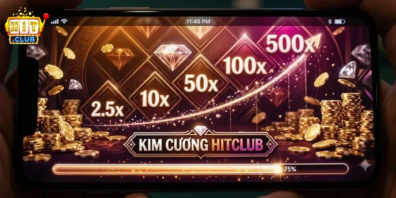 Kim Cương Hitclub Cơ Hội Đổi Thưởng Hấp Dẫn Dành Cho Người Chơi Yêu Thích Slots